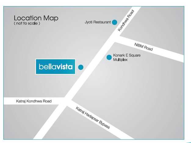 Avnee Bella Vista Location Map