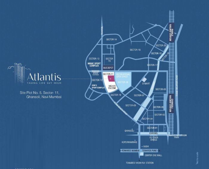 B And M Atlantis Location Map