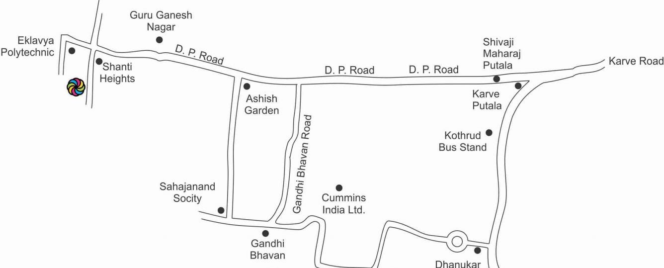 Bhujbal Eternity Location Map