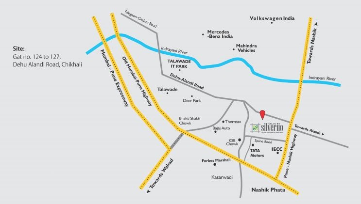 Bhumi Silveriio Location Map