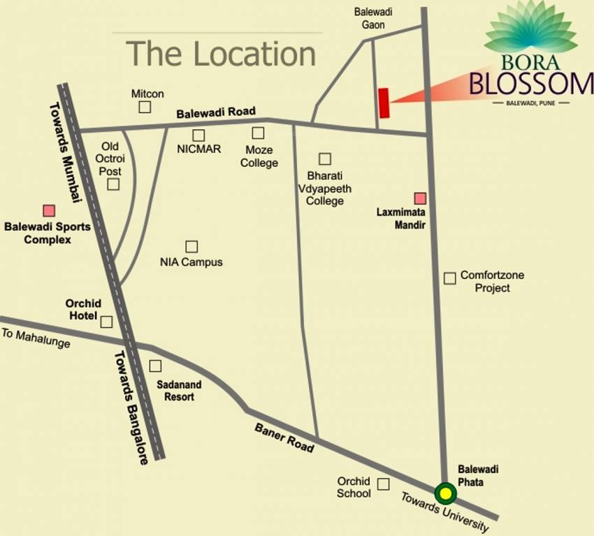 Bora Blossom Location Map