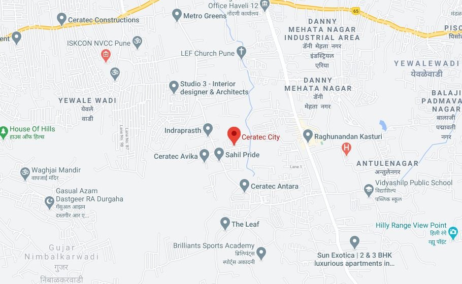 Ceratec City Location Map