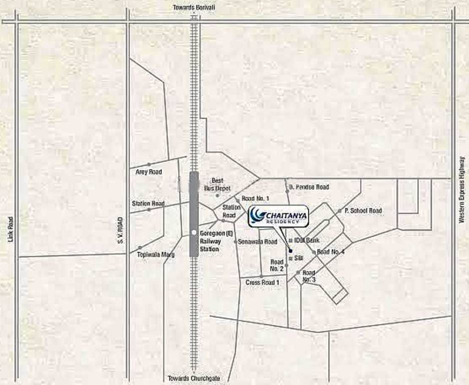 Chaitanya Residency Location Map