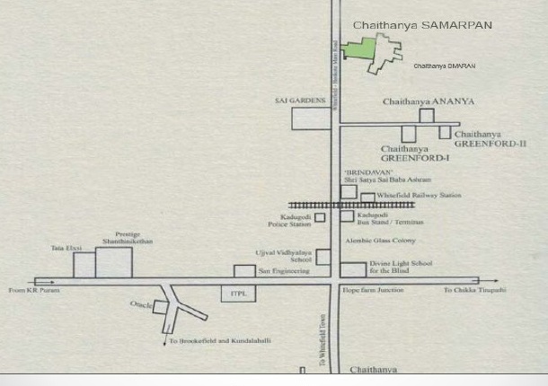 Chaithanya Samarpan Location Map