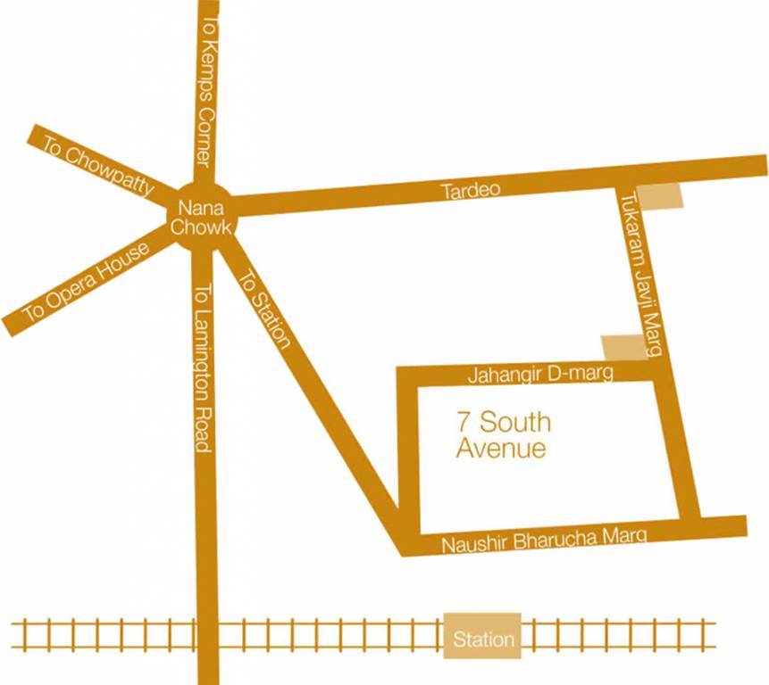 Chandak 7 South Avenue Location Map
