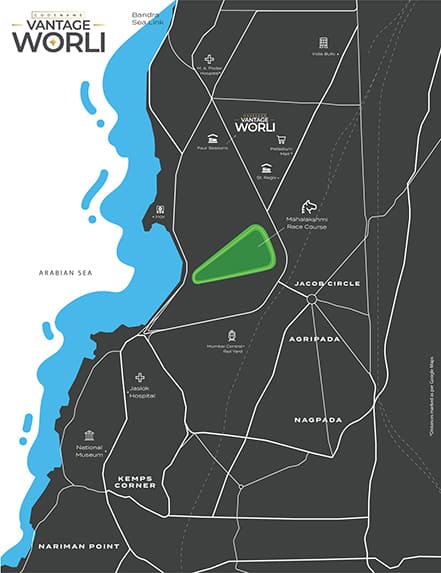 Chandak Vantage Location Map