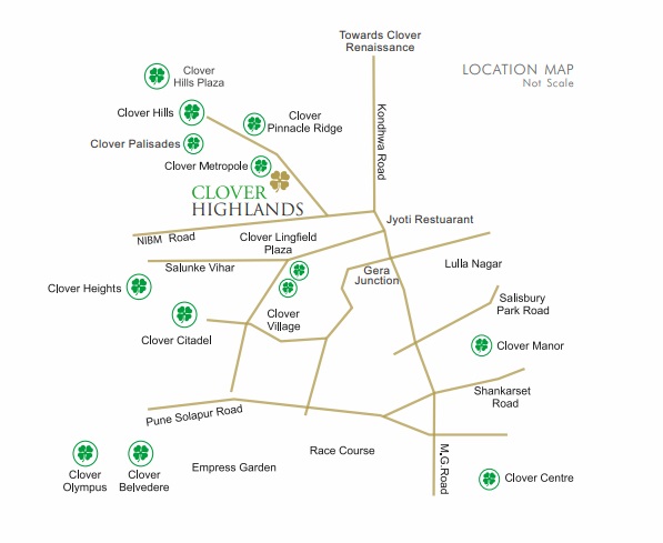 Clover Highlands Location Map