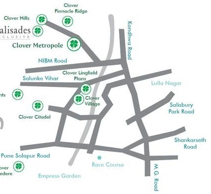Clover Palisades Location Map