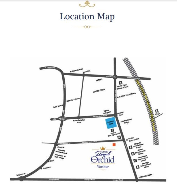 Cmrs Royal Orchid Location Map