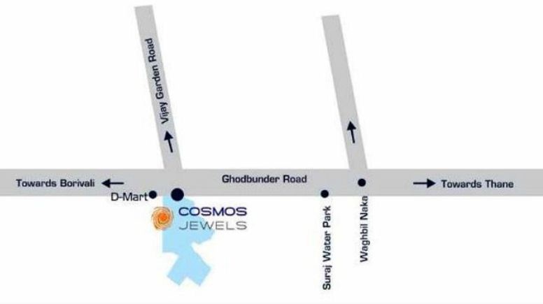 Cosmos Jewels Location Map