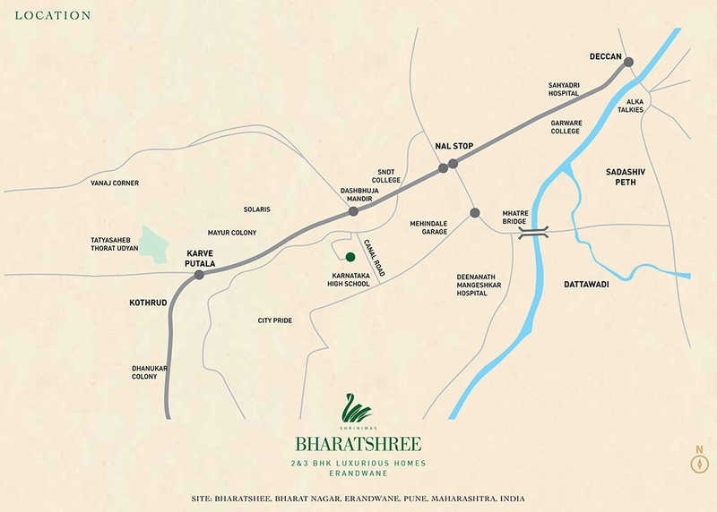 Darode Shriniwas Bharatshree Location Map