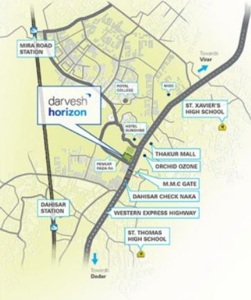 Darvesh Horizon Location Map