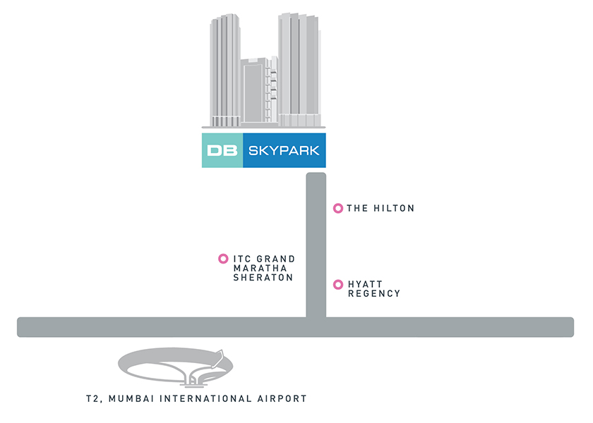 Db Skypark Location Map