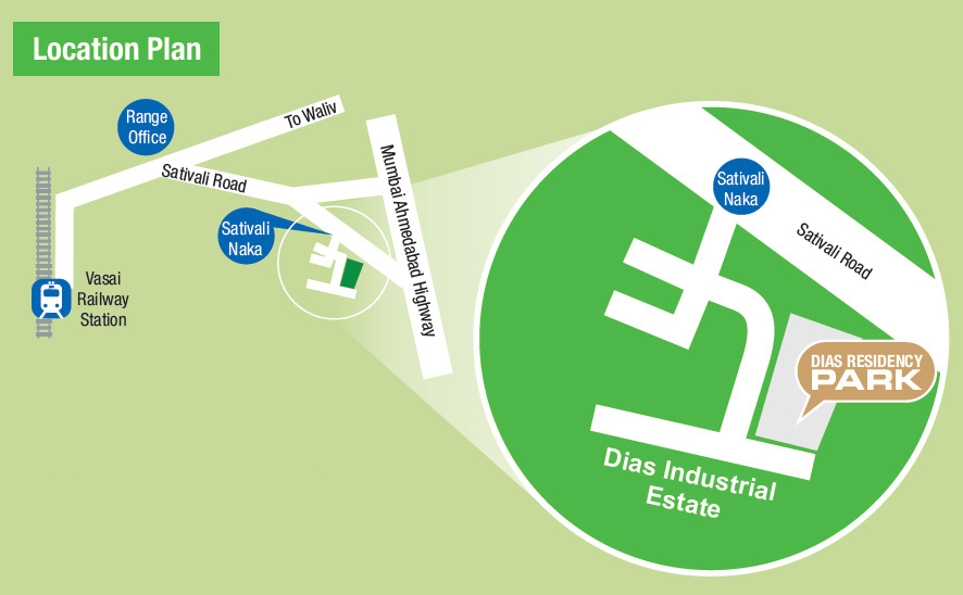 Dbr Dias Residency Park Location Map