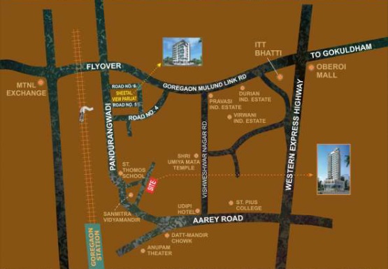 Dgs Sheetal Krupa Location Map