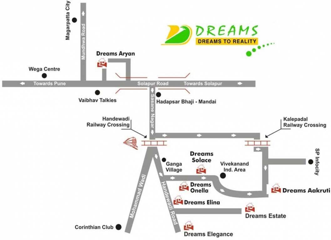 Dreams Solace Location Map