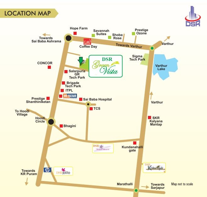 Dsr Green Vista Location Map