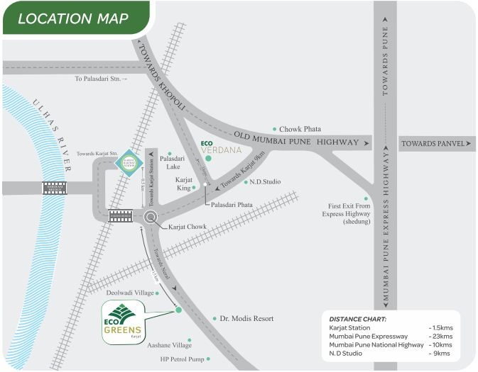 Eco Greens Phase 2 Location Map