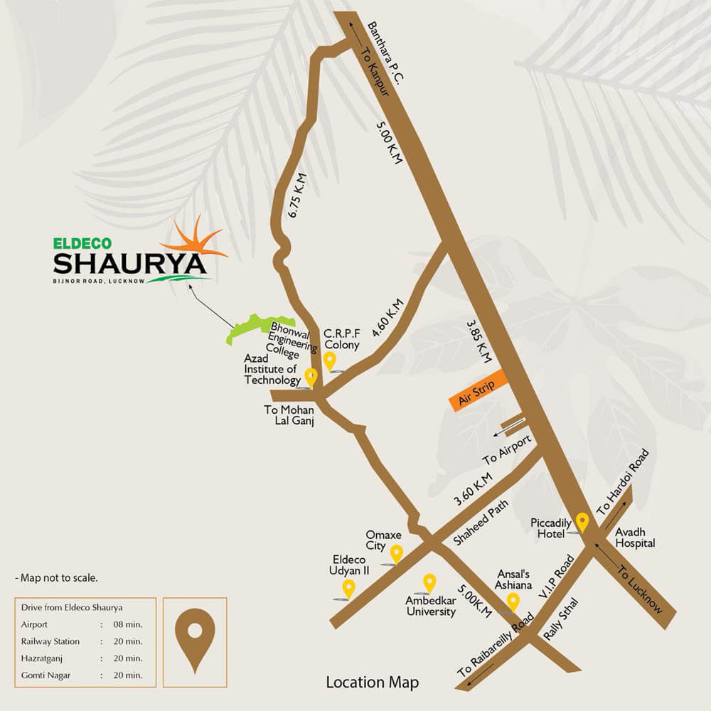 Eldeco Shaurya Location Map