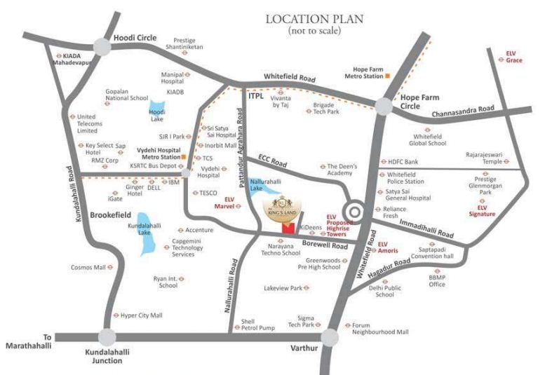 Elv Kingsland Location Map