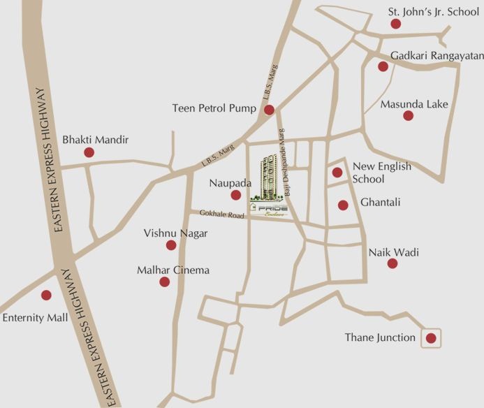 Gala Pride Enclave Location Map