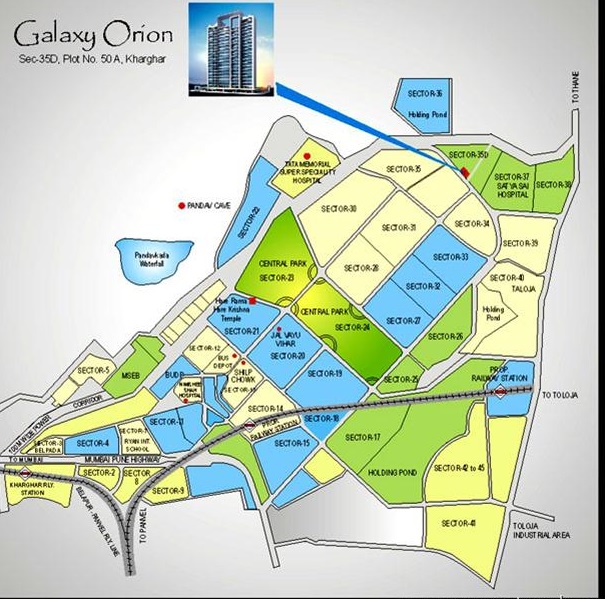 Galaxy Orion Location Map