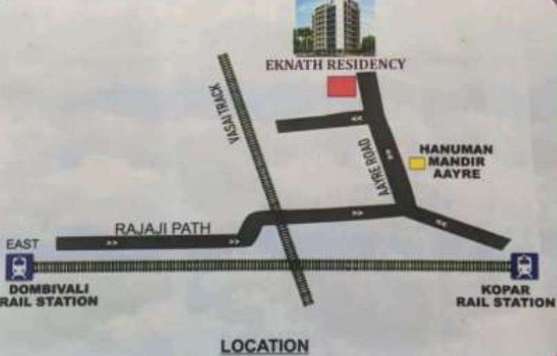 Ganraj Eknath Residency Location Map