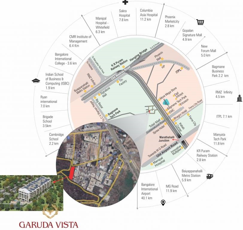 Garuda Vista Location Map