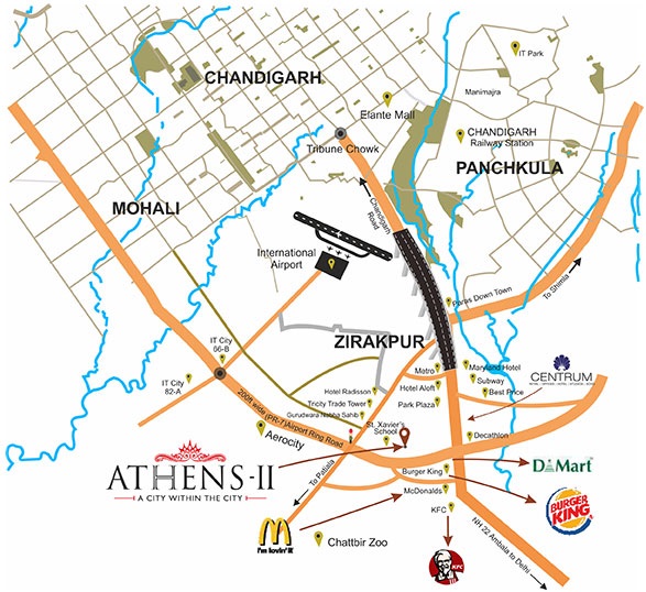 Gbp Athens II Location Map