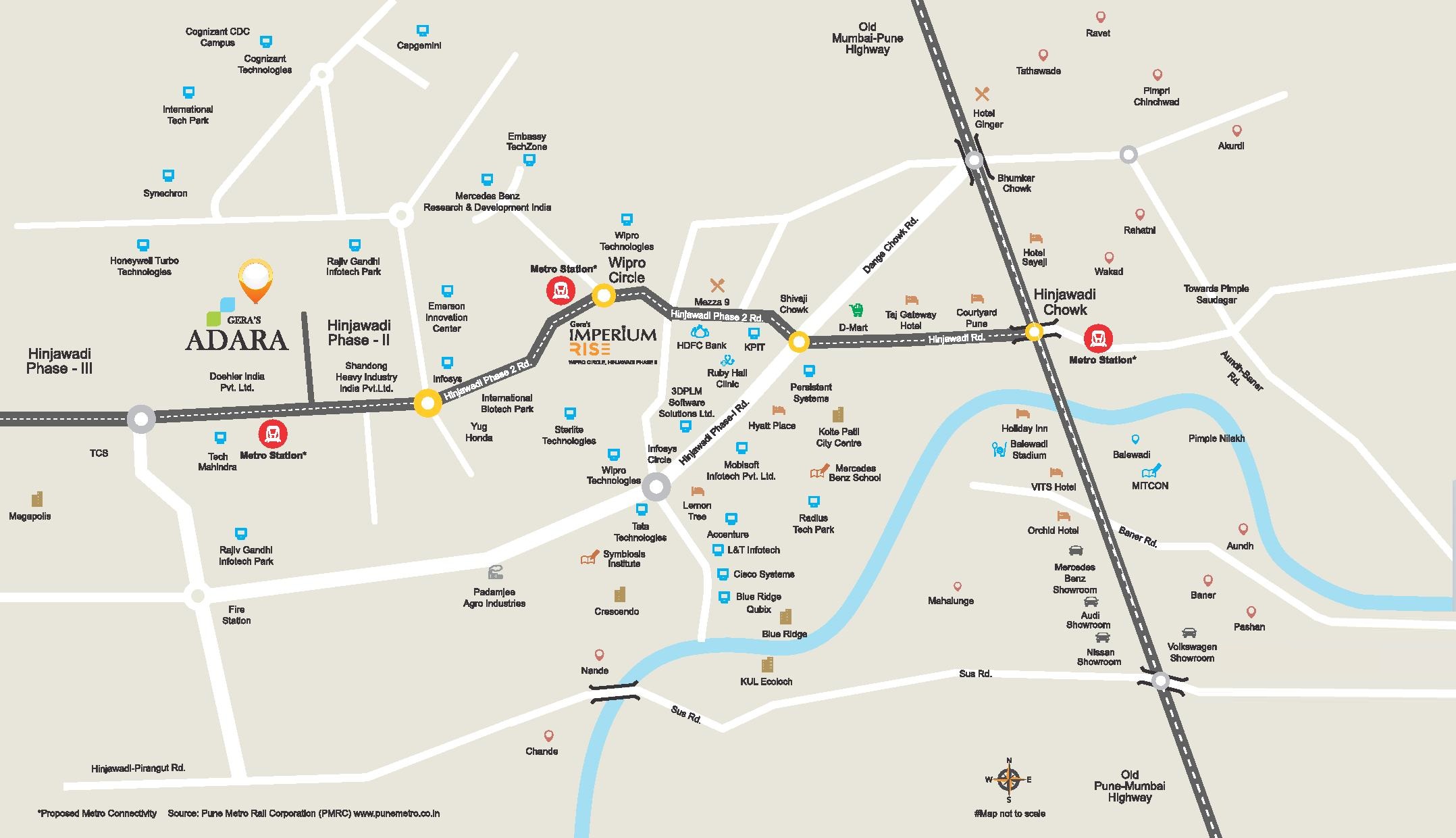 Gera Adara Location Map