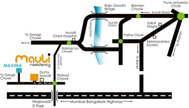 Giriraj Mauli Residency Location Map