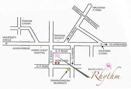 Gk Roselands Rhythm Location Map