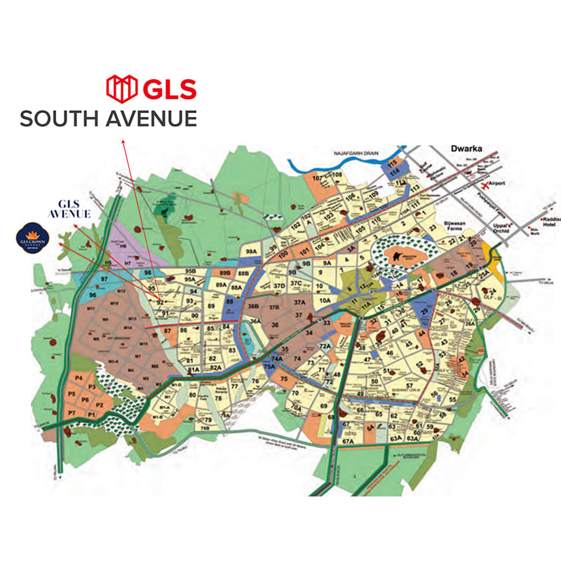 Gls South Avenue Location Map