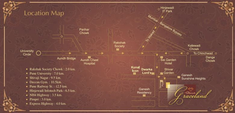 Gobind Ganesh Graceland Location Map