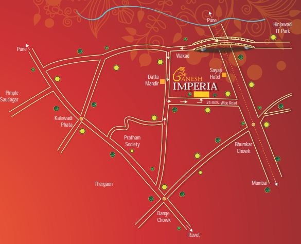 Gobind Ganesh Imperia Location Map
