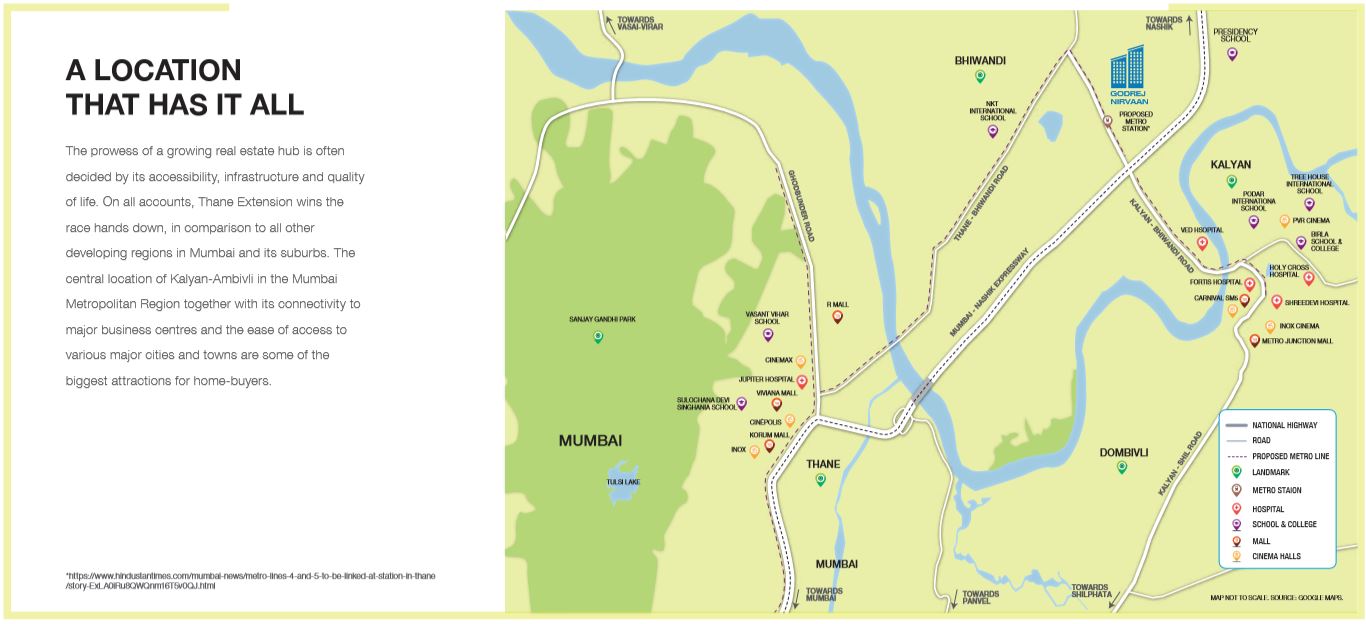 Godrej Nirvaan Location Map
