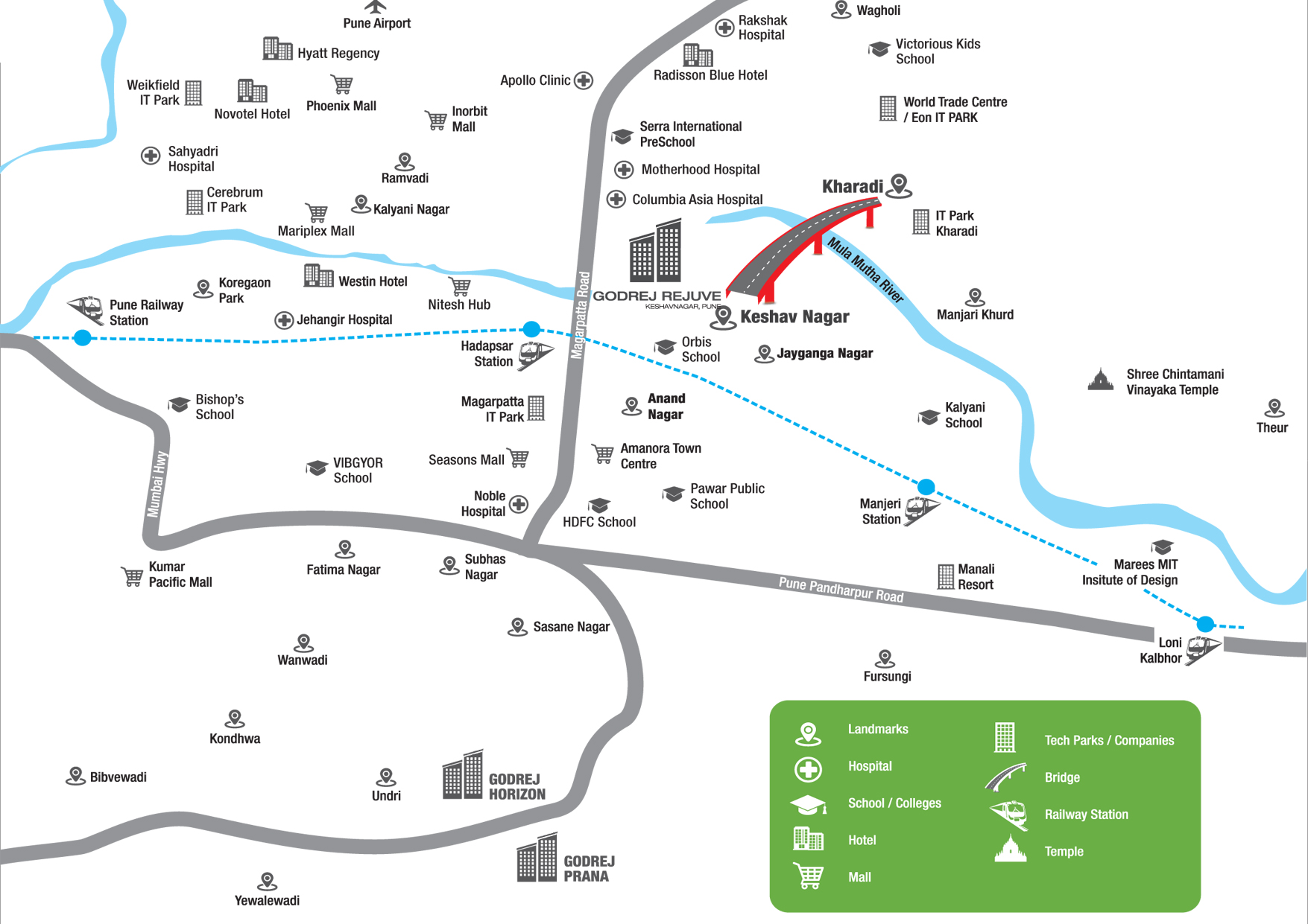 Fatima Nagar Pune Map Godrej Rejuve Location Map | Keshav Nagar, Pune