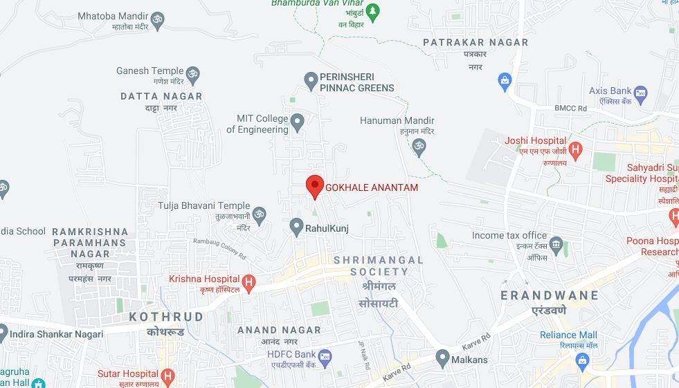 Gokhale Anantam Location Map