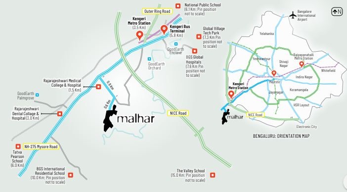 Good Earth Malhar Medley Location Map