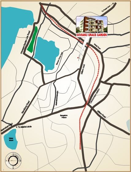 Govianu Grace Garden Location Map