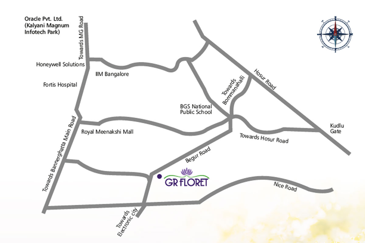 Gr Floret Location Map