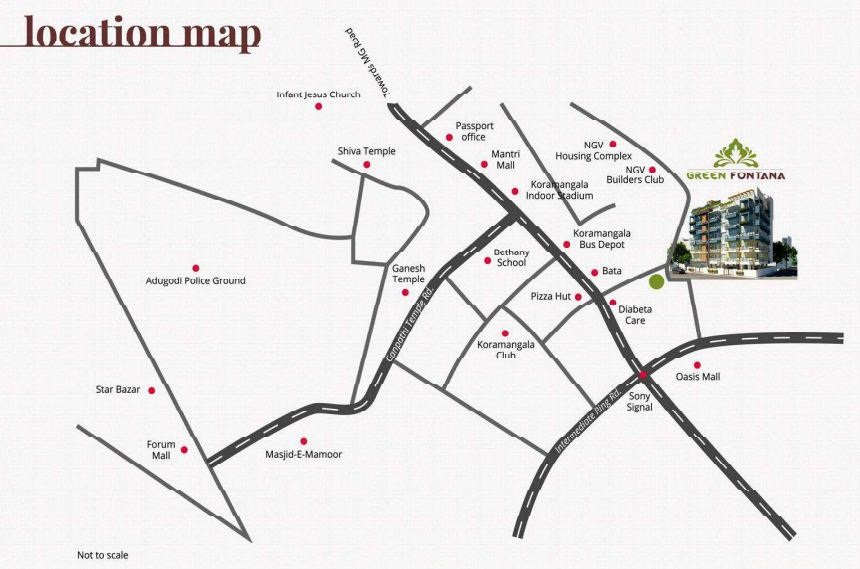 Green Fontana Location Map