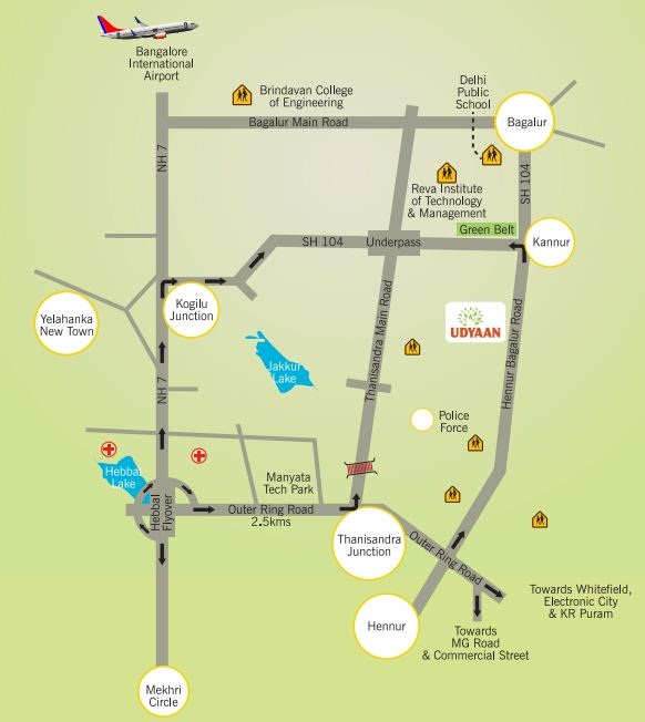 Griha Udyaan 1 Location Map
