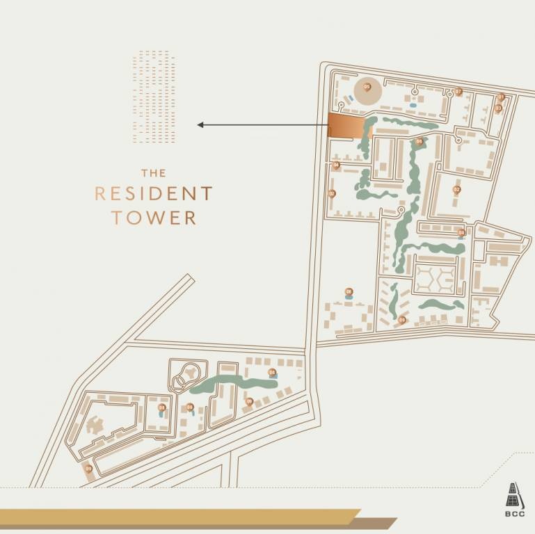 Hale The Resident Tower Location Map