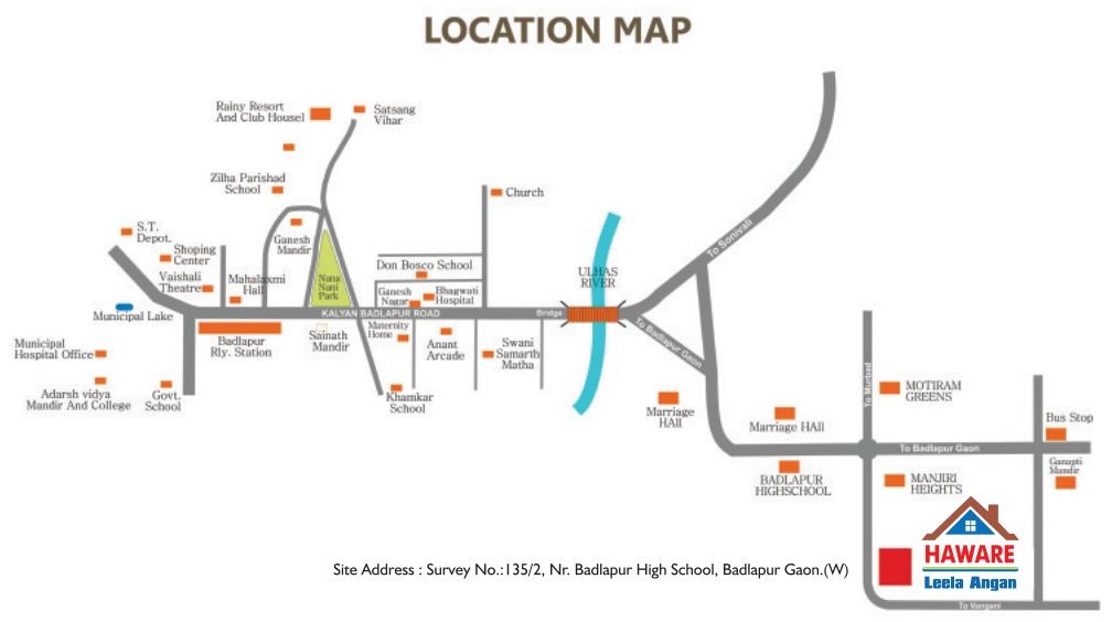Haware Leela Angan Location Map