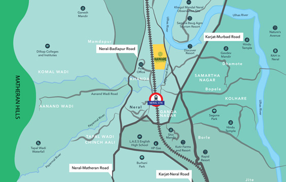 Haware Meadows Location Map