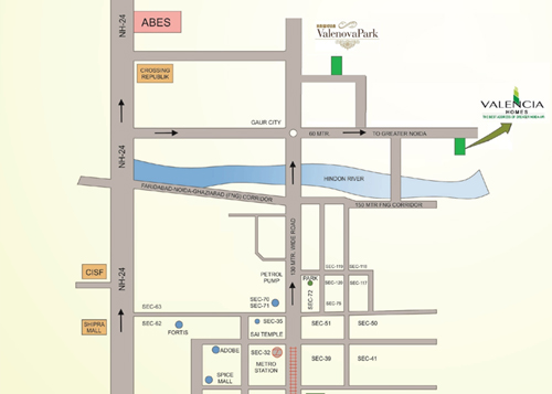 Hawelia Valencia Square Location Map