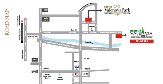 Hawelia Valenova Parkstreet Location Map