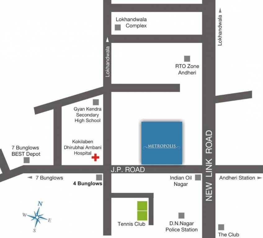 Hdil Metropolis Residences Location Map