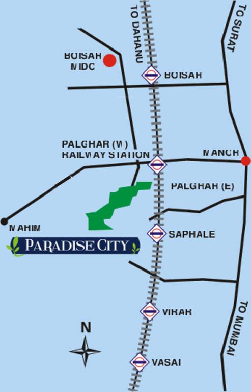 Hdil Paradise City Location Map